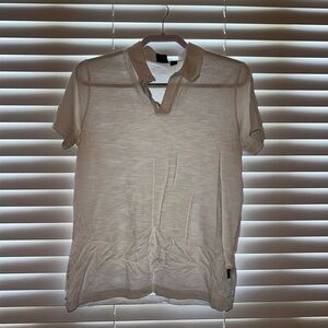 Mens white boss t shirt